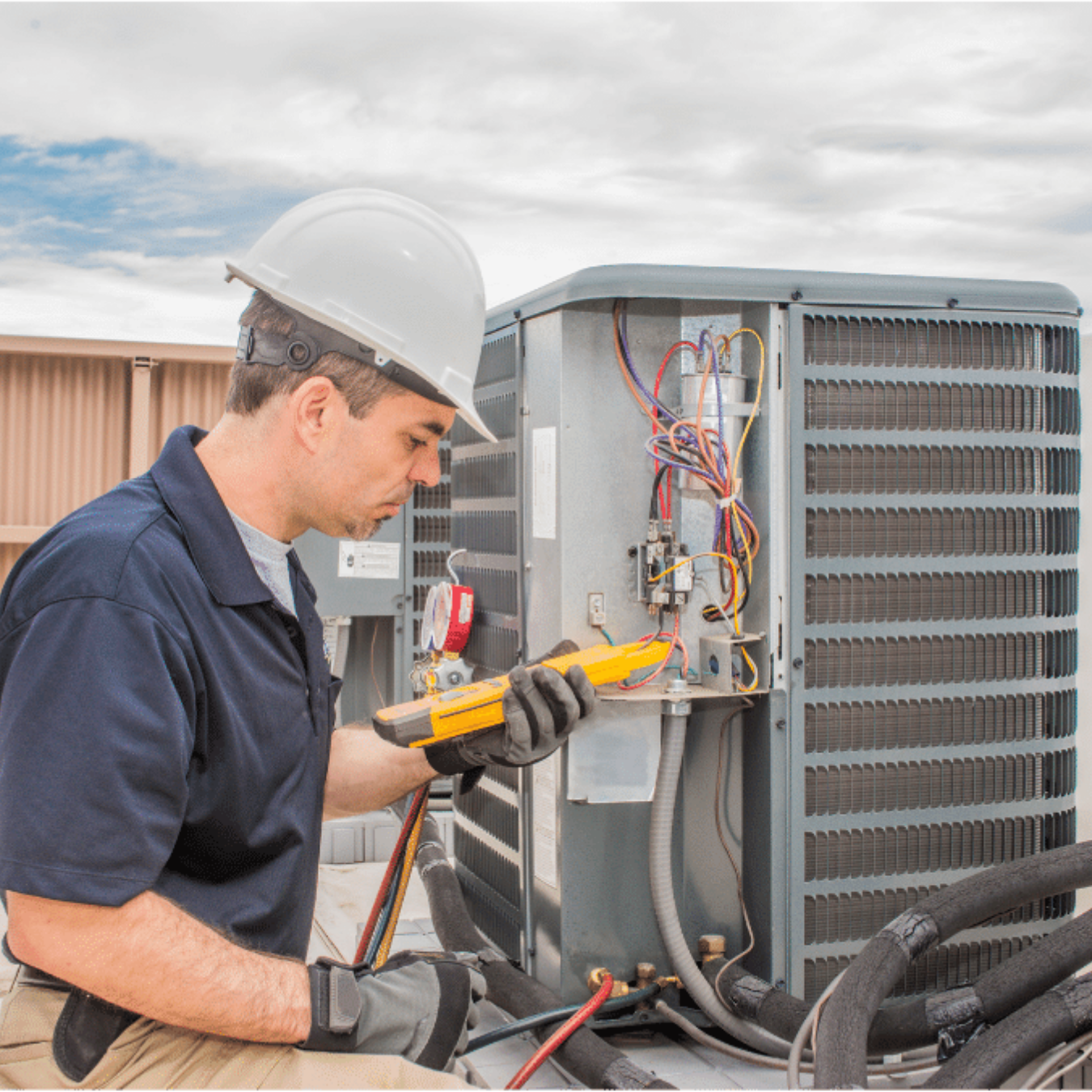 Windsor Furnace Repair HVAC technician servicing a system